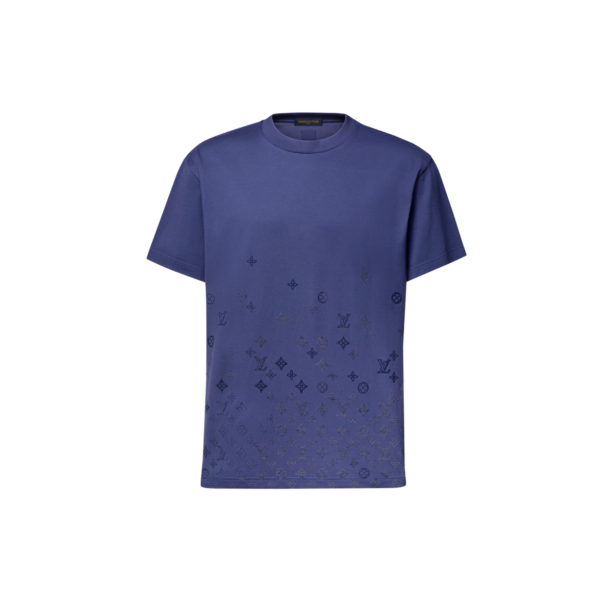 Men's Gradient Signature Flock Print T-Shirt