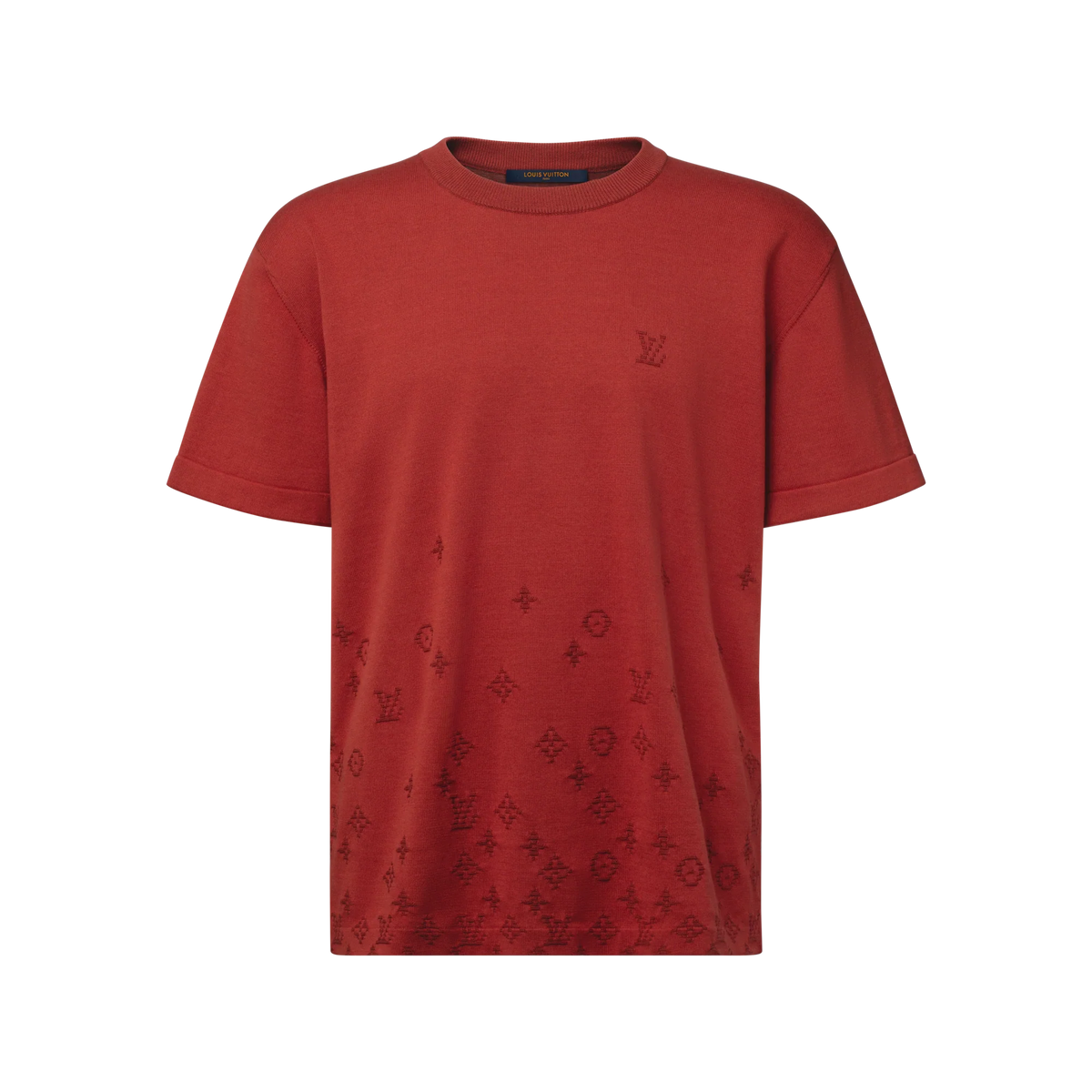 Men's Jacquard Short-Sleeved Crewneck