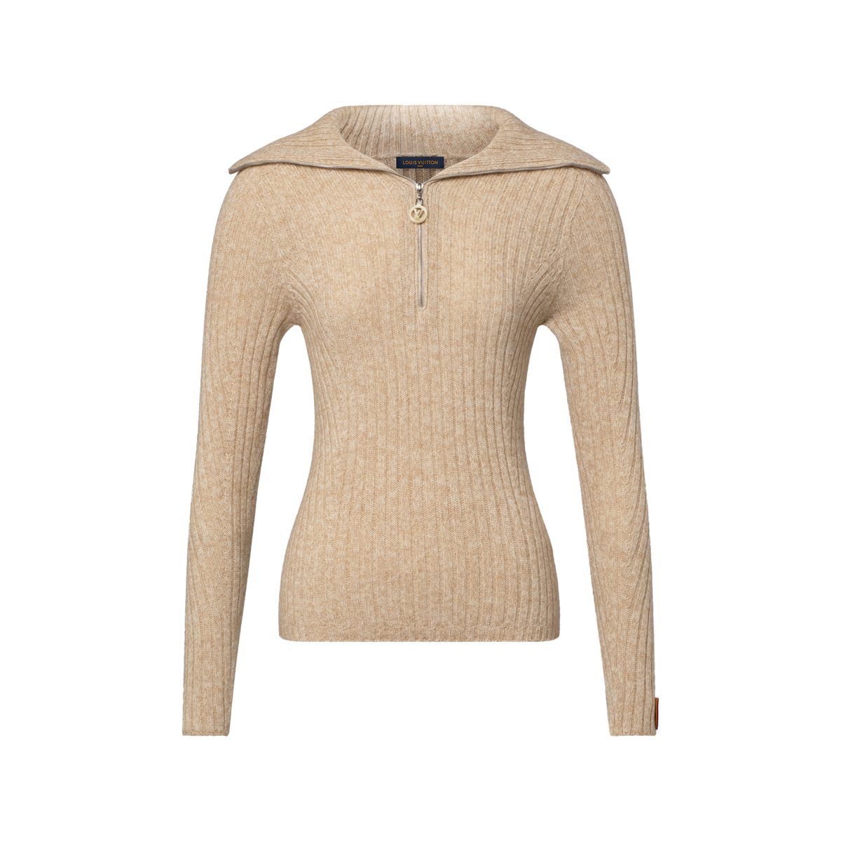 Women's Ribbed Knit Half-Zip Pullover