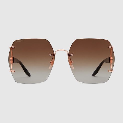 Women's Geometric Frame Sunglasses