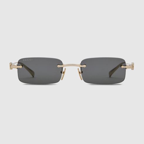 Men's Rectangular Frame Sunglasses