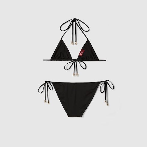 Women's Sparkling Jersey Halterneck Bikini