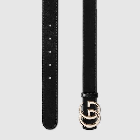 Women's Reversible Double G Buckle Canvas Belt