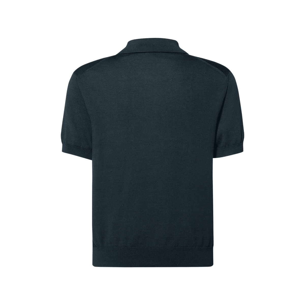 Men's Cotton-Silk Short-Sleeved Polo Shirt
