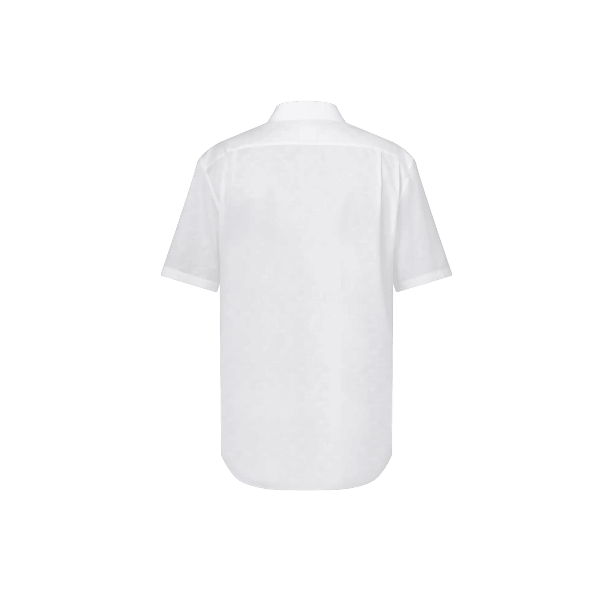 Men's Jacquard Cotton Short-Sleeved Shirt
