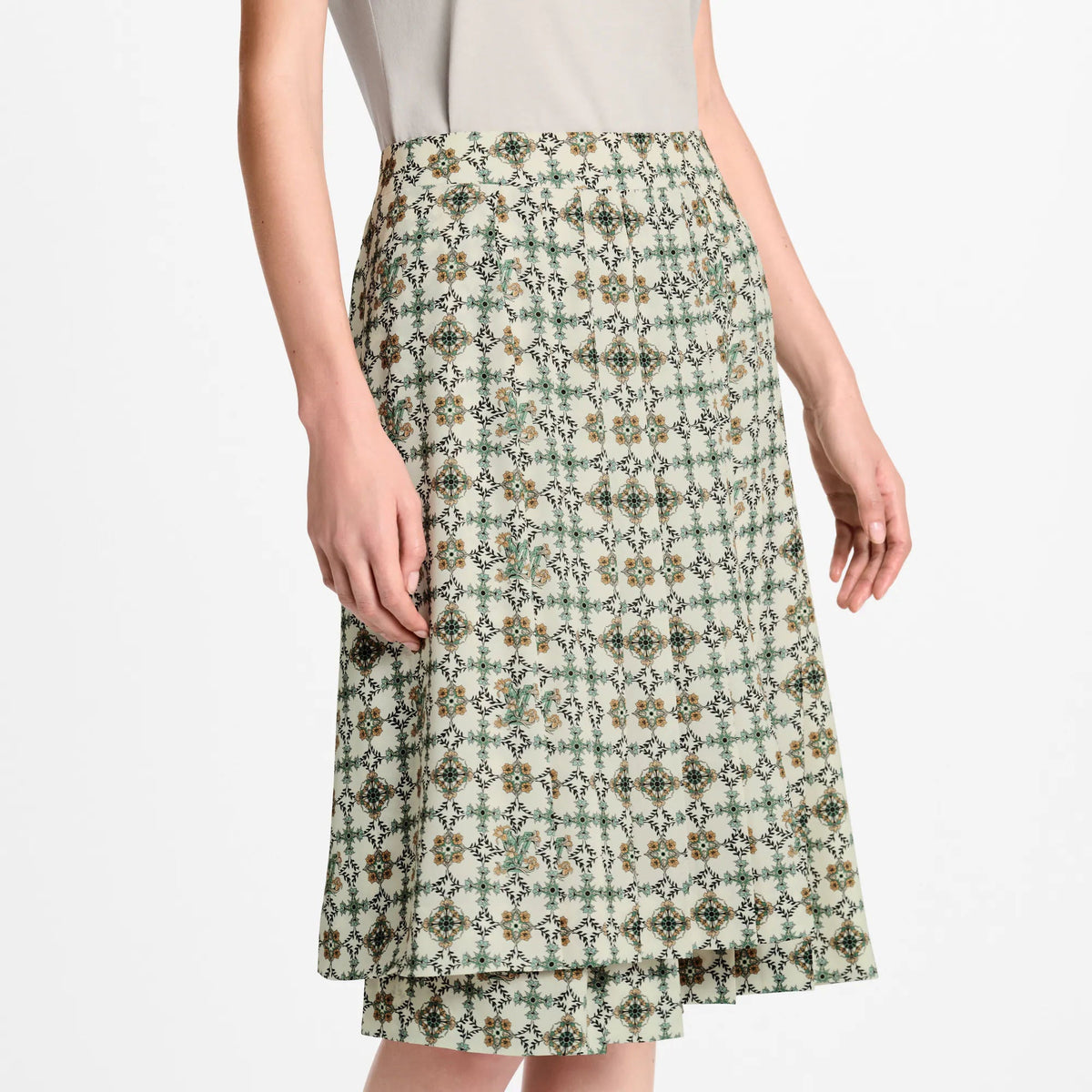 Women's Nouveau Monogram Pleat Skirt