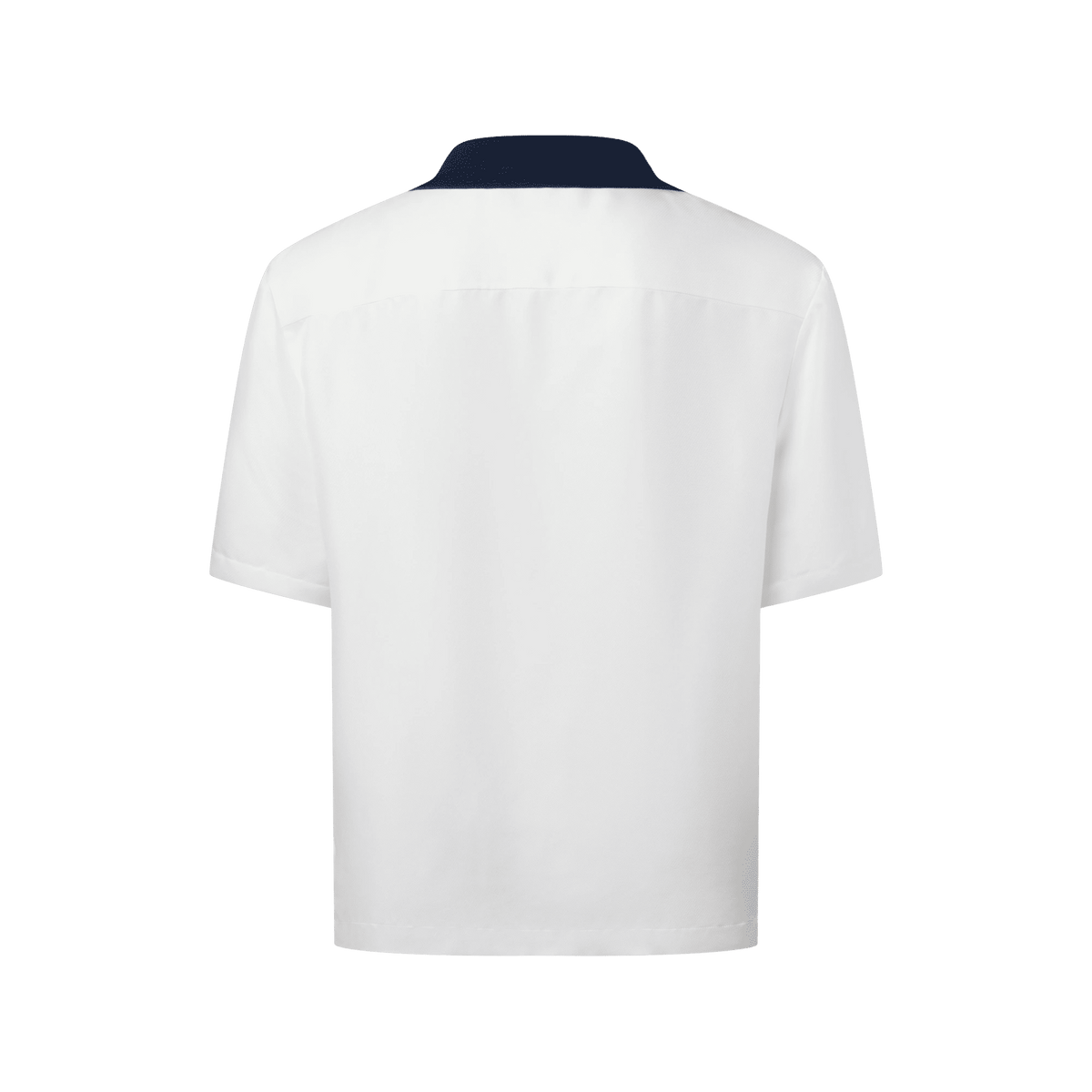 Men's Monogram Silk Short-Sleeved Shirt