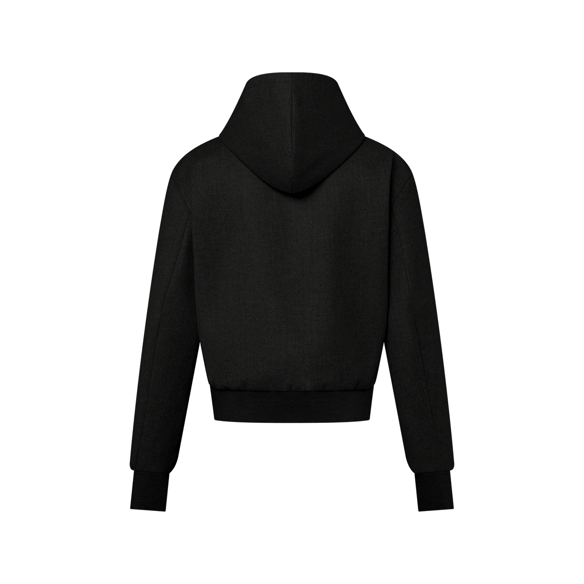 Men's Tailored Technical Wool Hooded Blouson