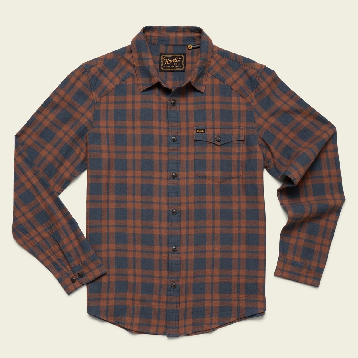 Roper's Clothing Lightweight Western Flannel in Cohen Plaid: Stargazer, front view