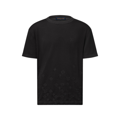 Men's Gradient Signature Jacquard Short-Sleeved Crewneck