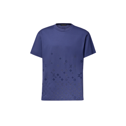 Men's Gradient Signature Flock Print T-Shirt