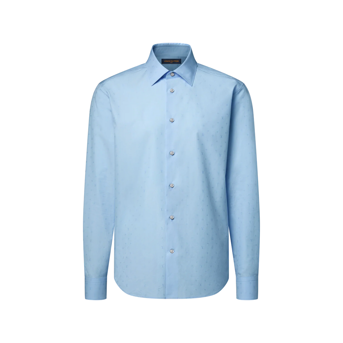 Men's Mini Monogram Cotton Poplin Shirt