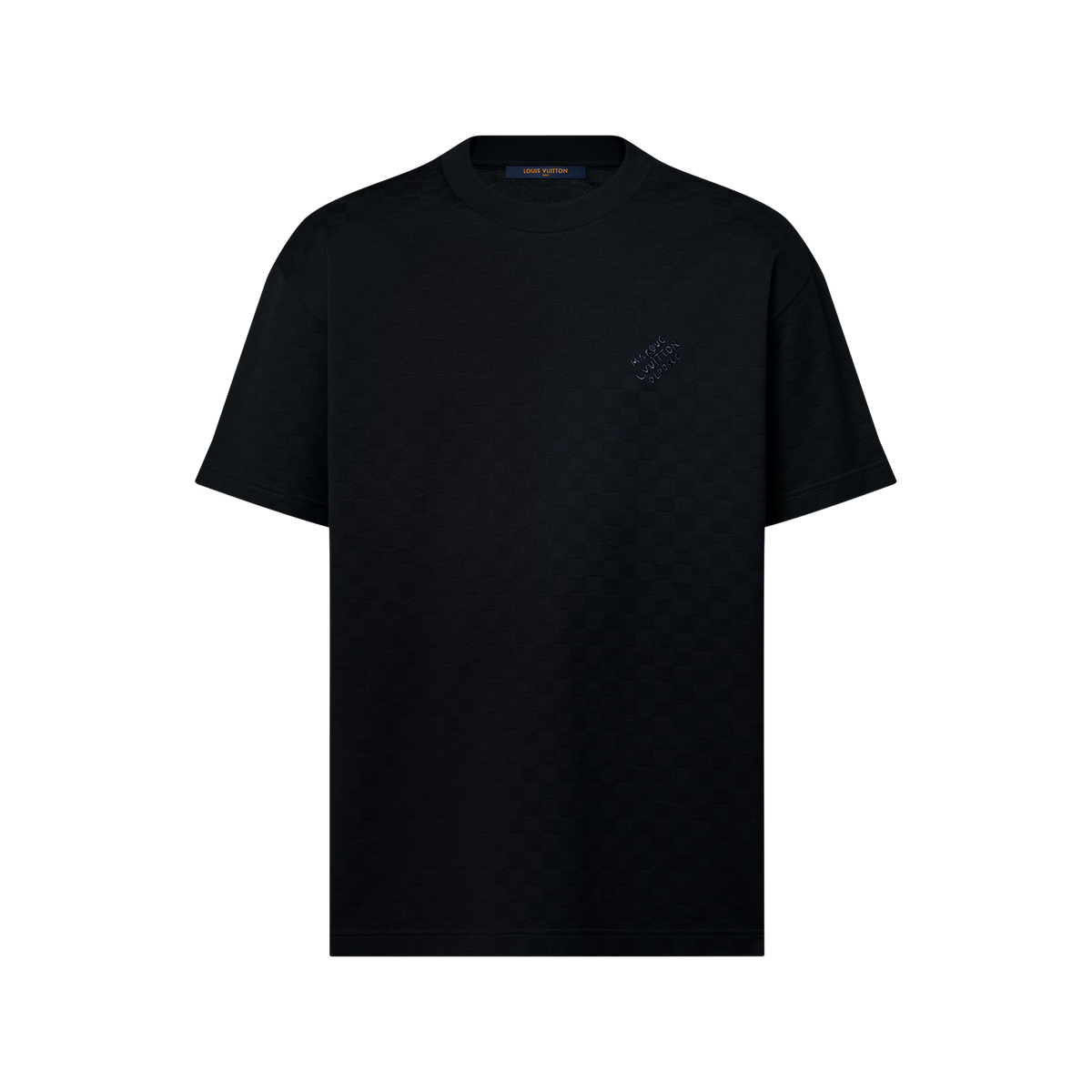 Men's Damier Cotton Pique T-Shirt