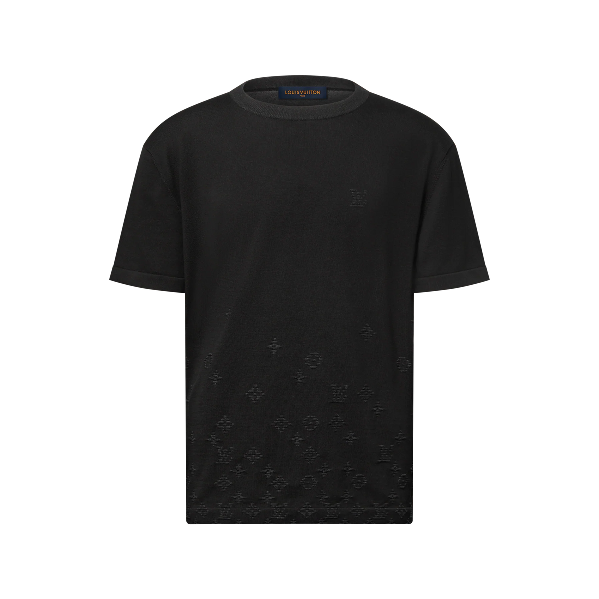 Men's Jacquard Short-Sleeved Crewneck