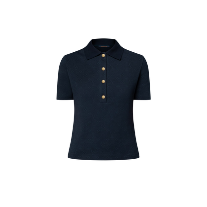 Women's Monogram Piqué Polo Top