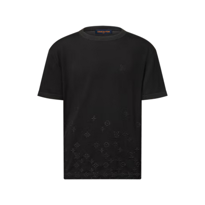 Men's Gradient Signature Jacquard Short-Sleeved Crewneck