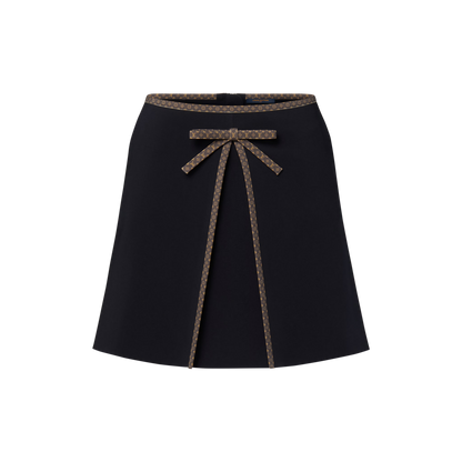 Women's Monogram Bow Mini Skirt