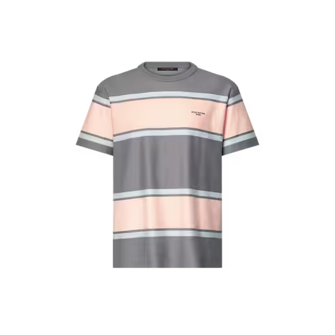 Men's Striped Short-Sleeved T-Shirt