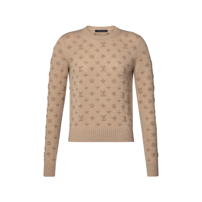 Women's 3D Monogram Cashmere Pullover