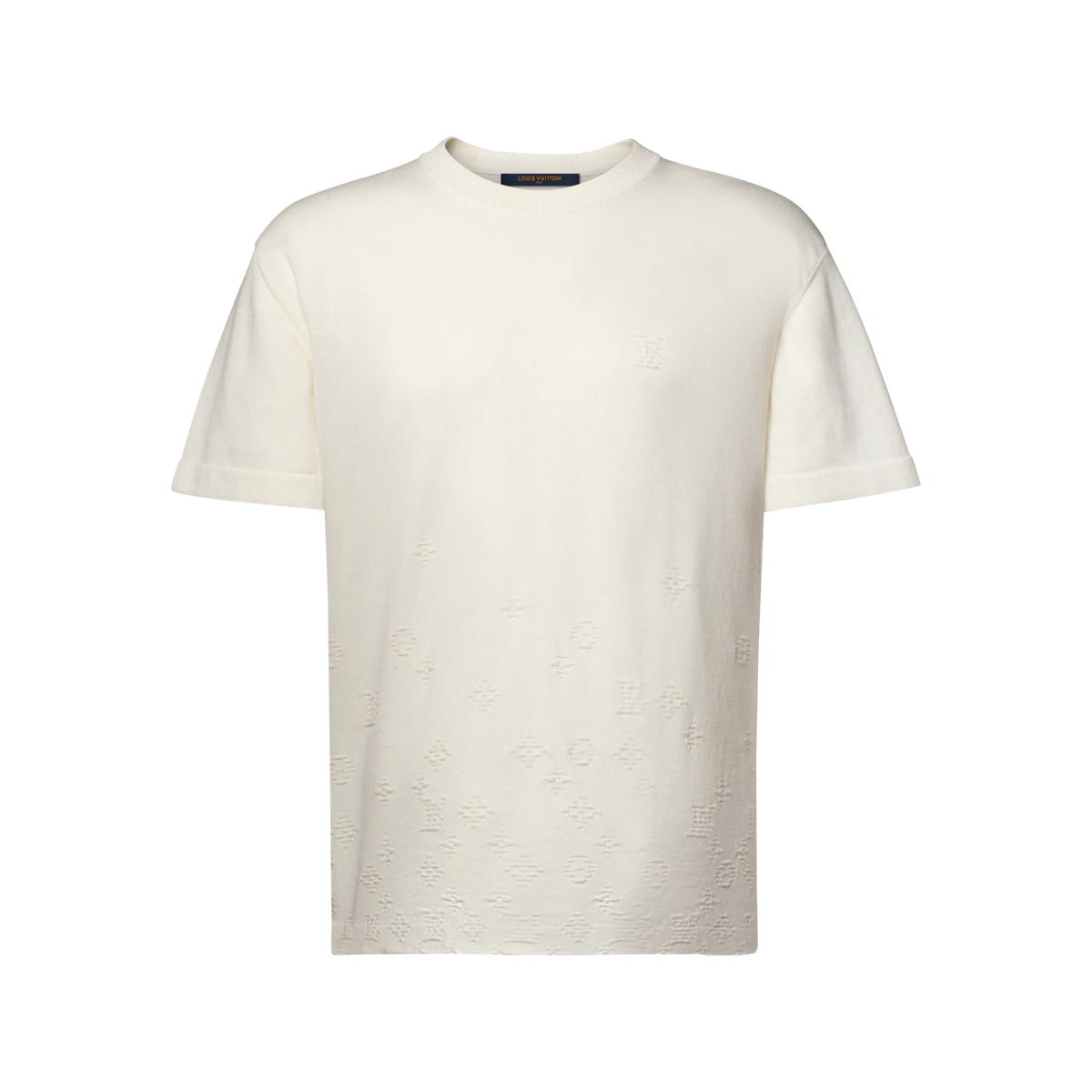 Men's Jacquard Short-Sleeved Crewneck
