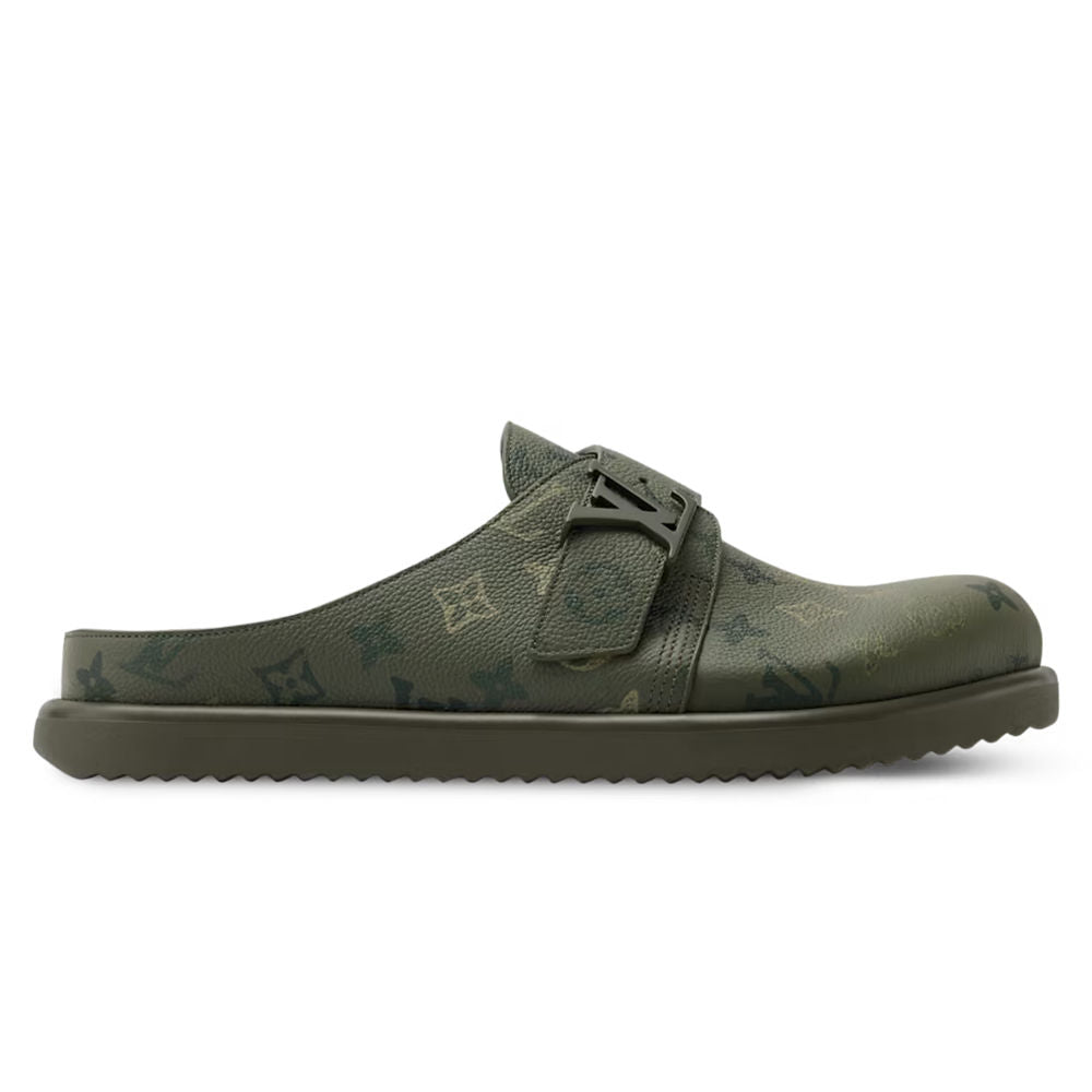 LV Easy Mule Khaki Green