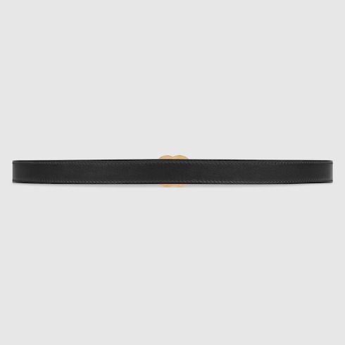 Women's Thin Reversible Leather Belt