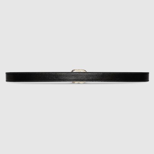 Women's Thin Double G Buckle Belt