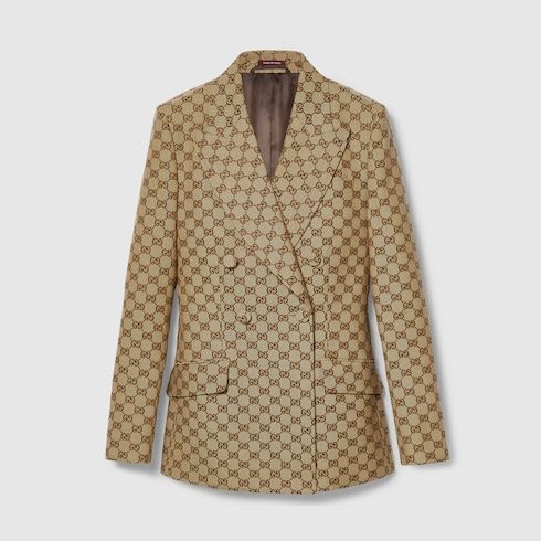 Women's Double-Breasted Canvas Jacket