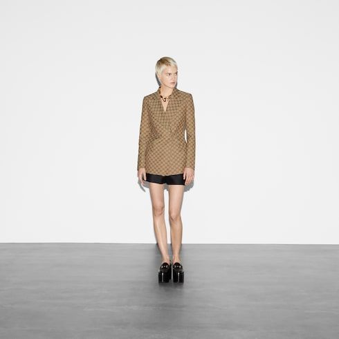 Women's Double-Breasted Canvas Jacket
