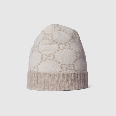 Women's Monogram Cashmere Jacquard Hat
