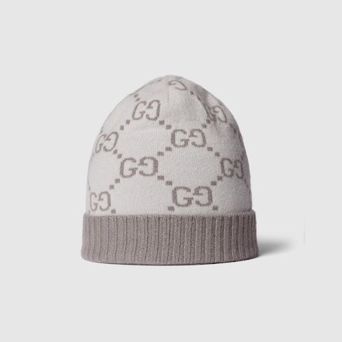 Men's Cashmere Jacquard Beanie Hat