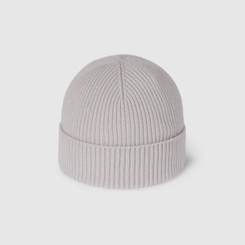 Women's Cashmere Hat with Patch