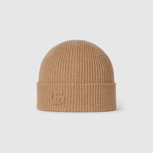 Women's Cashmere Hat with Patch