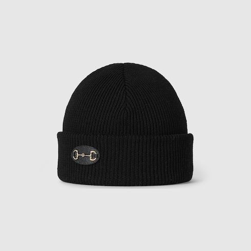 Women's Wool Hat with Horsebit