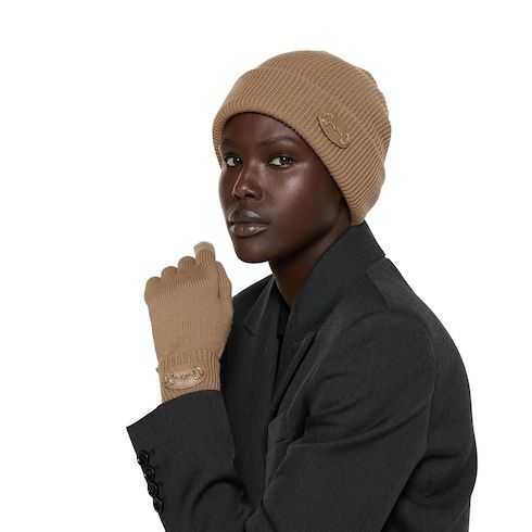Women's Wool Gloves with Horsebit