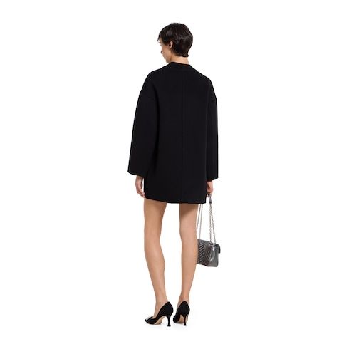 Women's Reversible Silk Wool Coat