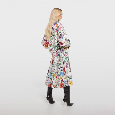 Women's Printed Quilted Twill Jacket