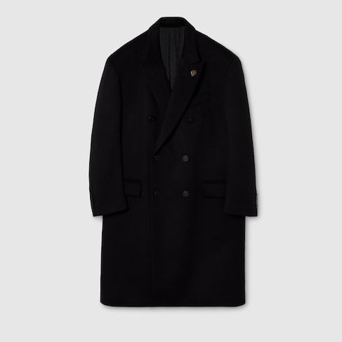 Women's Double-Breasted Wool Cashmere Coat