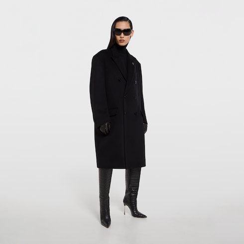 Women's Double-Breasted Wool Cashmere Coat