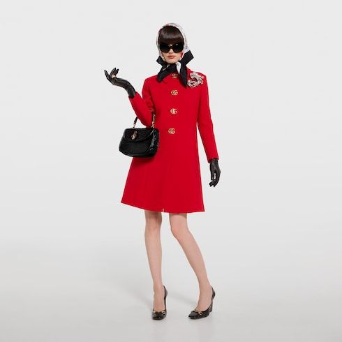 Women's Wool Natté Coat
