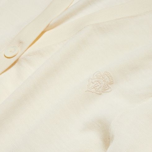 Women's Fine Wool Cardigan with Embroidery