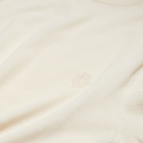 Women's Embroidered Fine Wool Crewneck Sweater