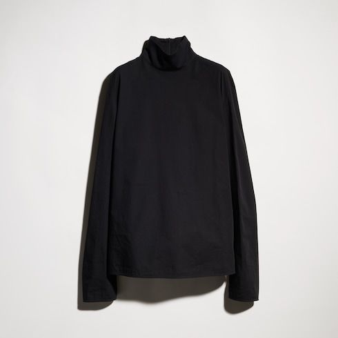 Women's Washed Cotton Poplin Long-Sleeved T-Shirt