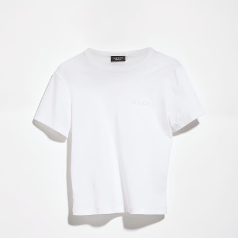 Women's Cotton Jersey Embroidery T-Shirt