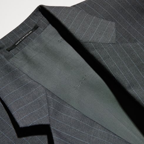 Women's Pinstripe Wool Jacket