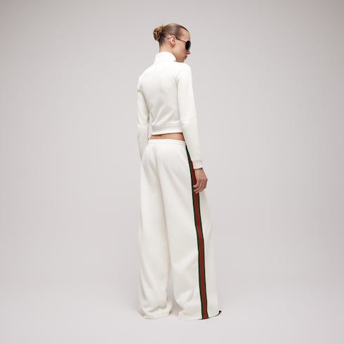 Women's Rib Cotton Jersey Leisure Pants