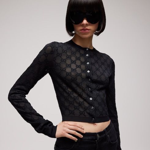 Women's Fine Crêpe Viscose Cardigan