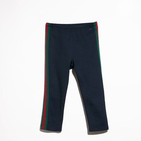 Women's Rib Cotton Jersey Pants with Web