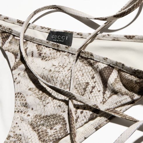 Women's Printed Stretch Jersey Bikini