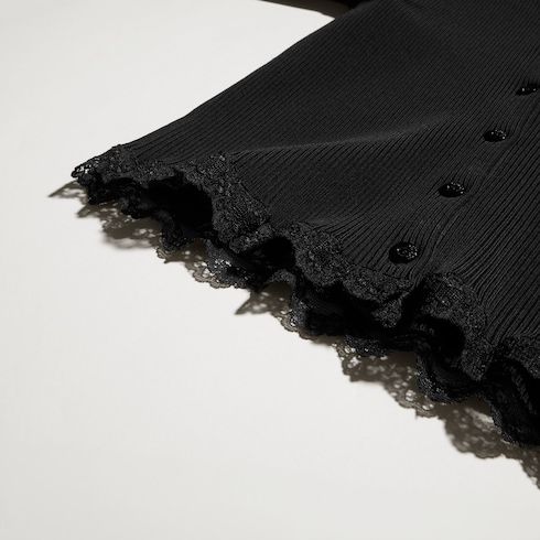 Women's Fine Matte Viscose Rib Cardigan